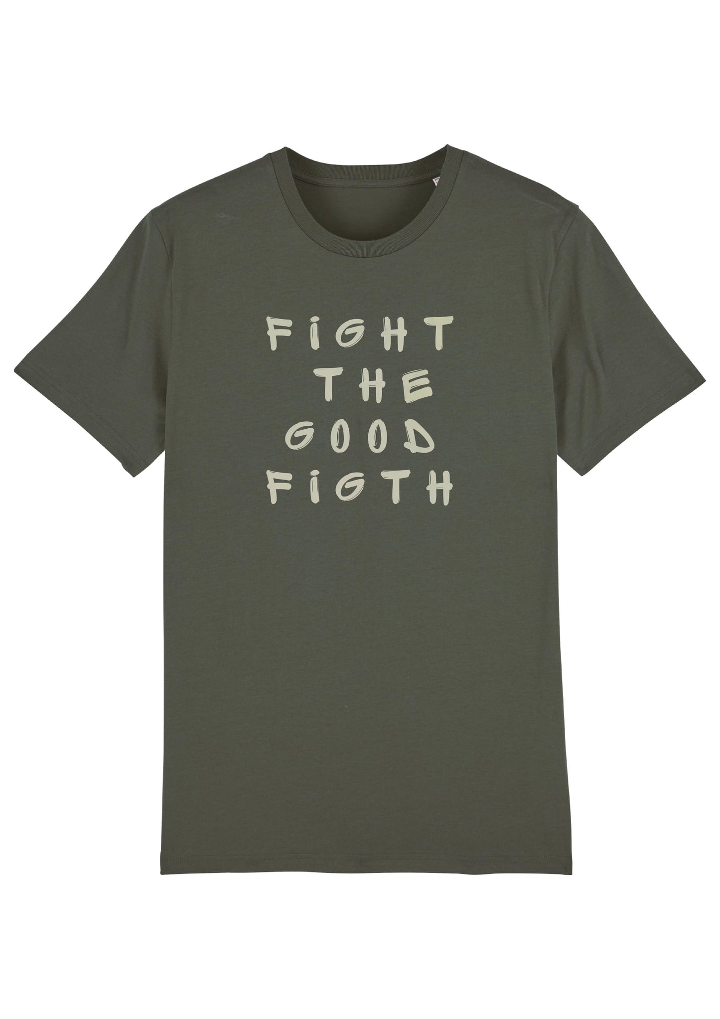 T-shirt, vintage hvid, 'Grace & truth'