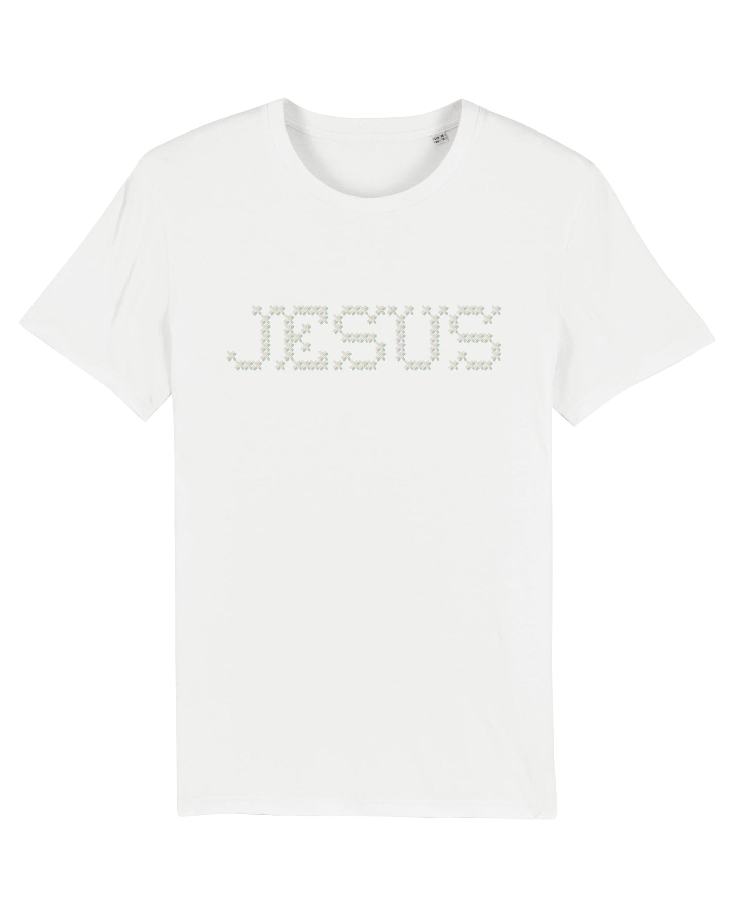 Hvid formsyet T-shirt