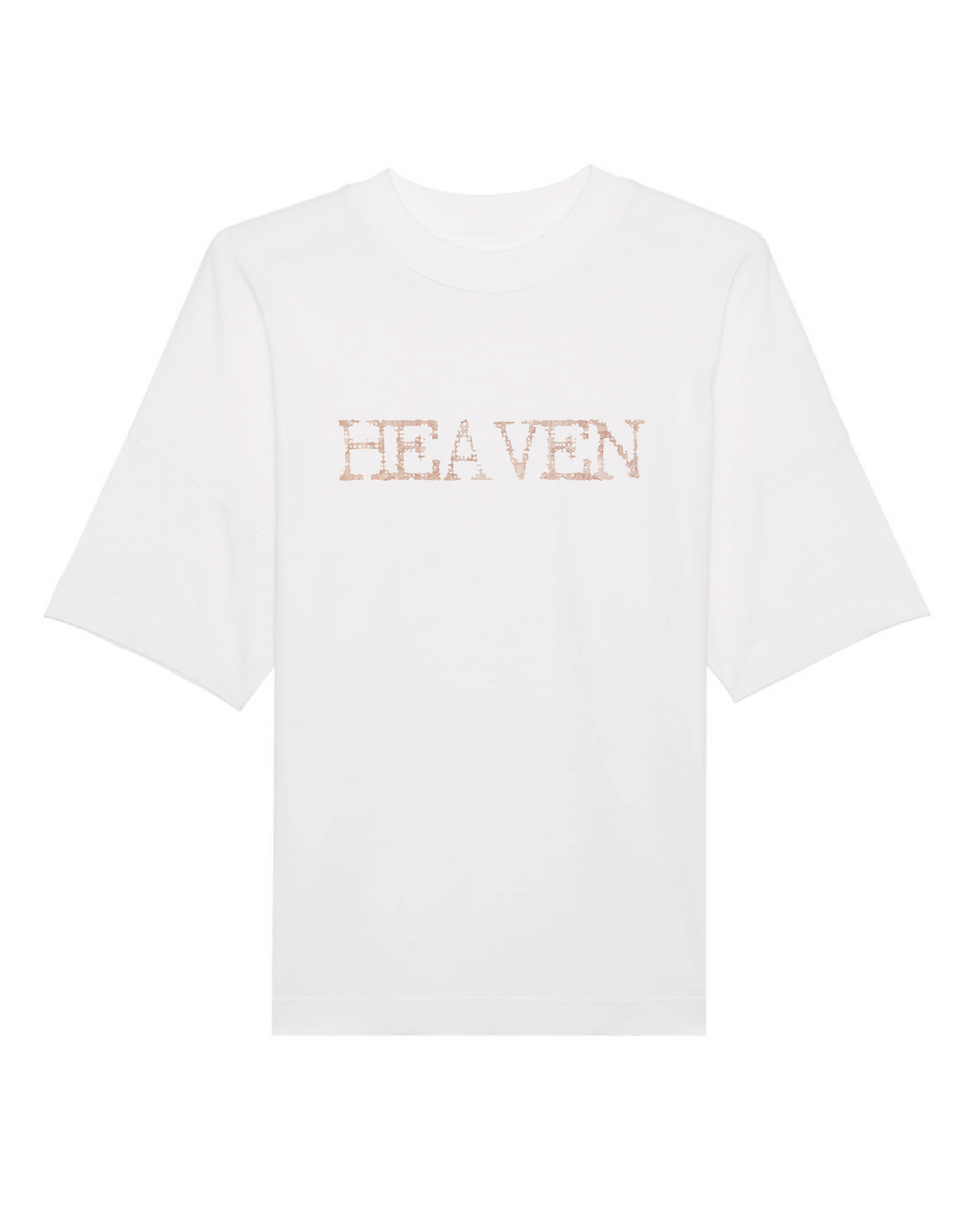Oversize t-shirt, hvid, Heaven