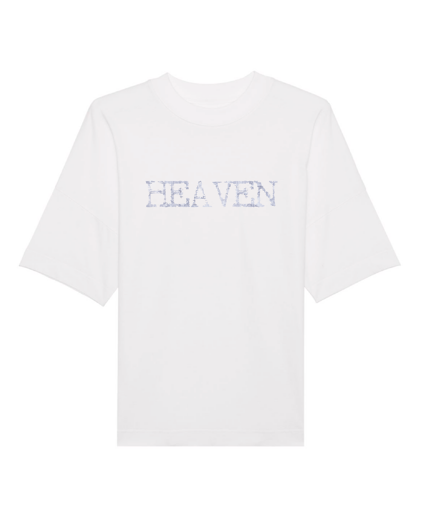 Oversize hvid T-shirt, Heaven