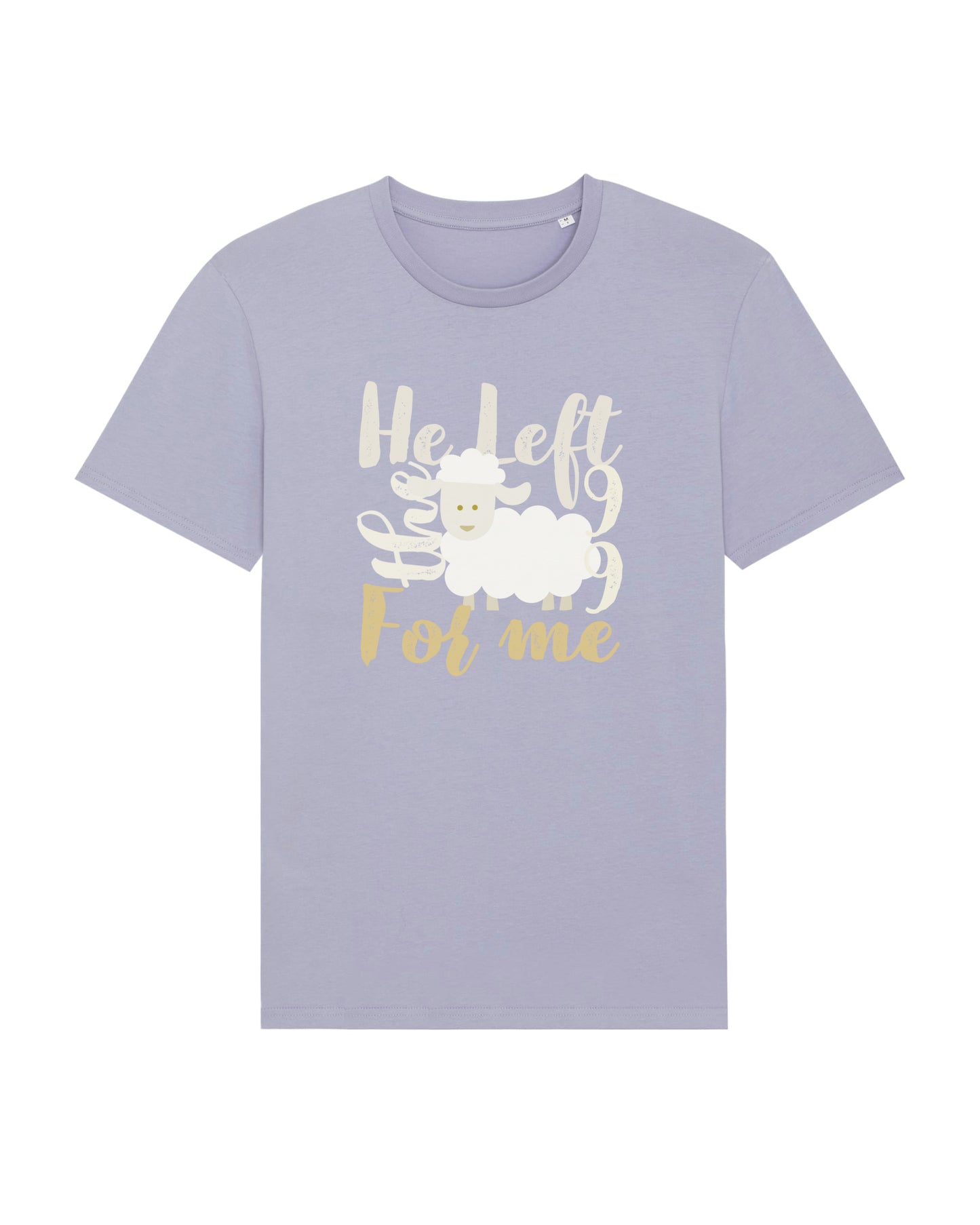 T-shirt, lavendel, He left the 99 for me