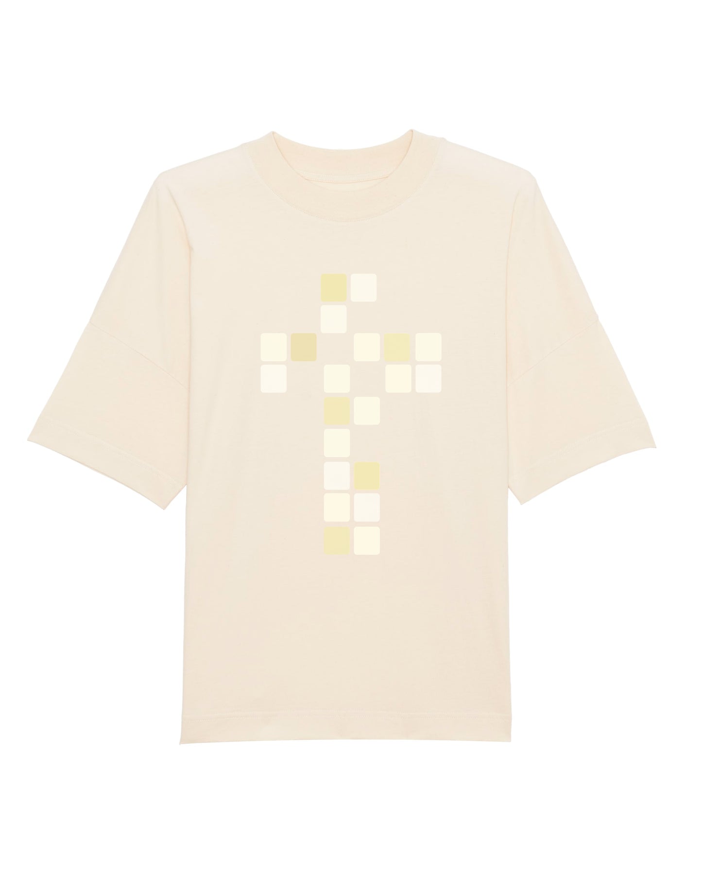 Oversize t-shirt, Kors, firkanter