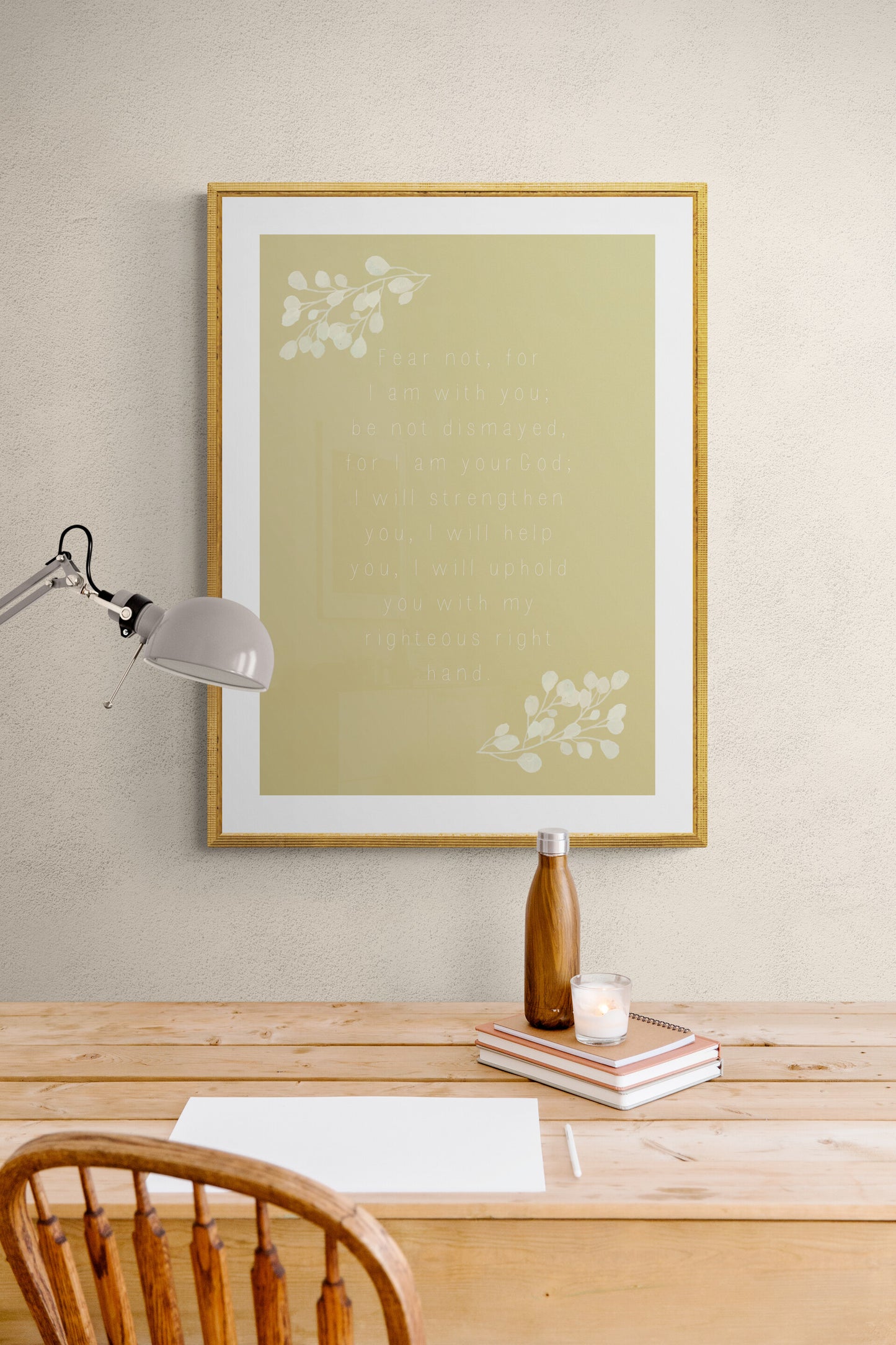 Plakat, Esajas 41:10