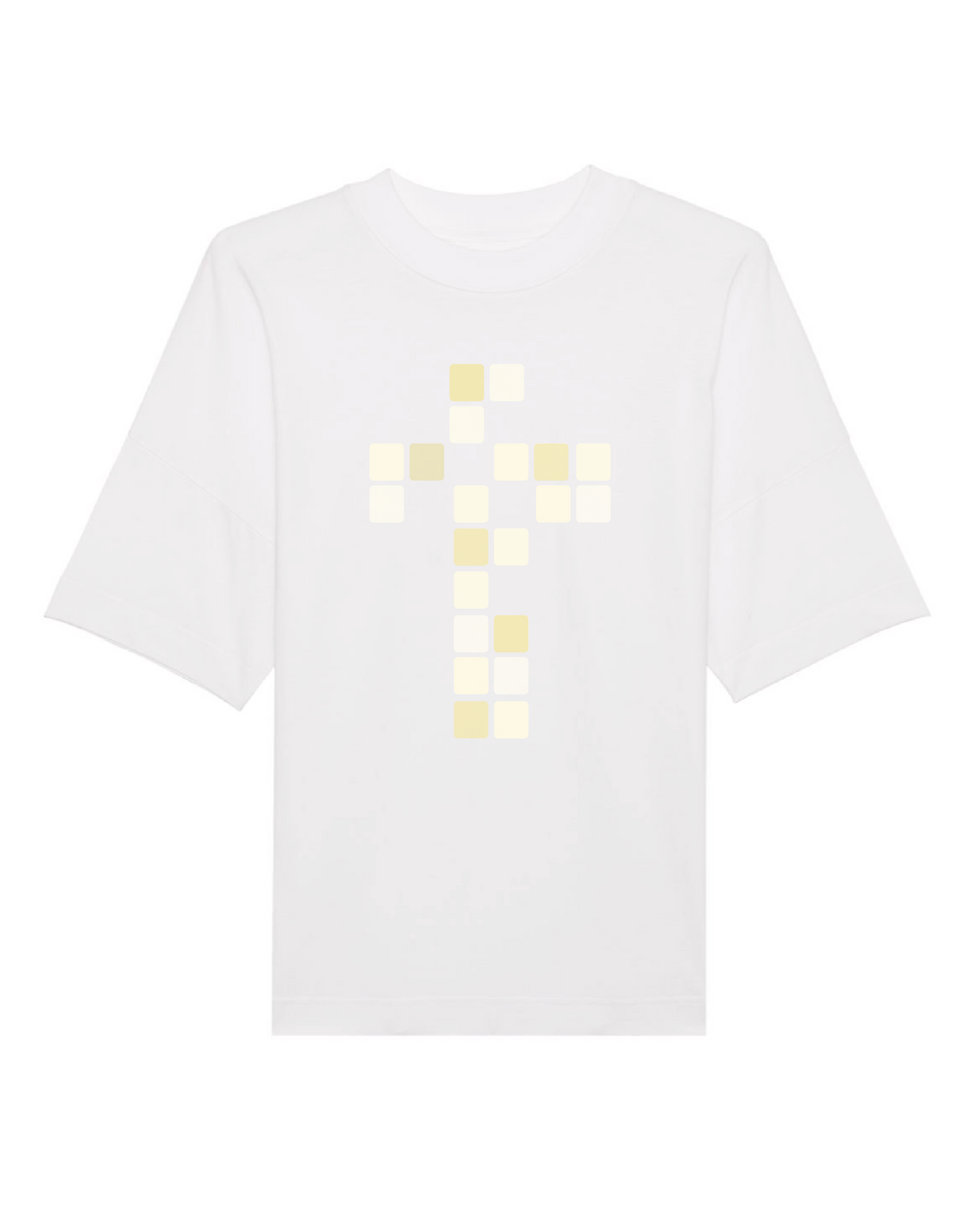 Oversize t-shirt, Kors, firkanter