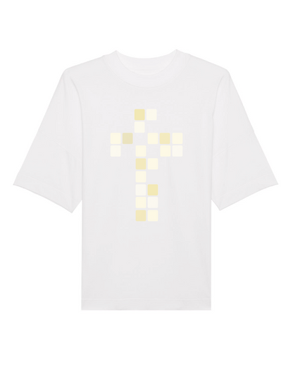 Oversize t-shirt, Kors, firkanter
