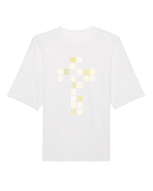 Oversize t-shirt, Kors, firkanter