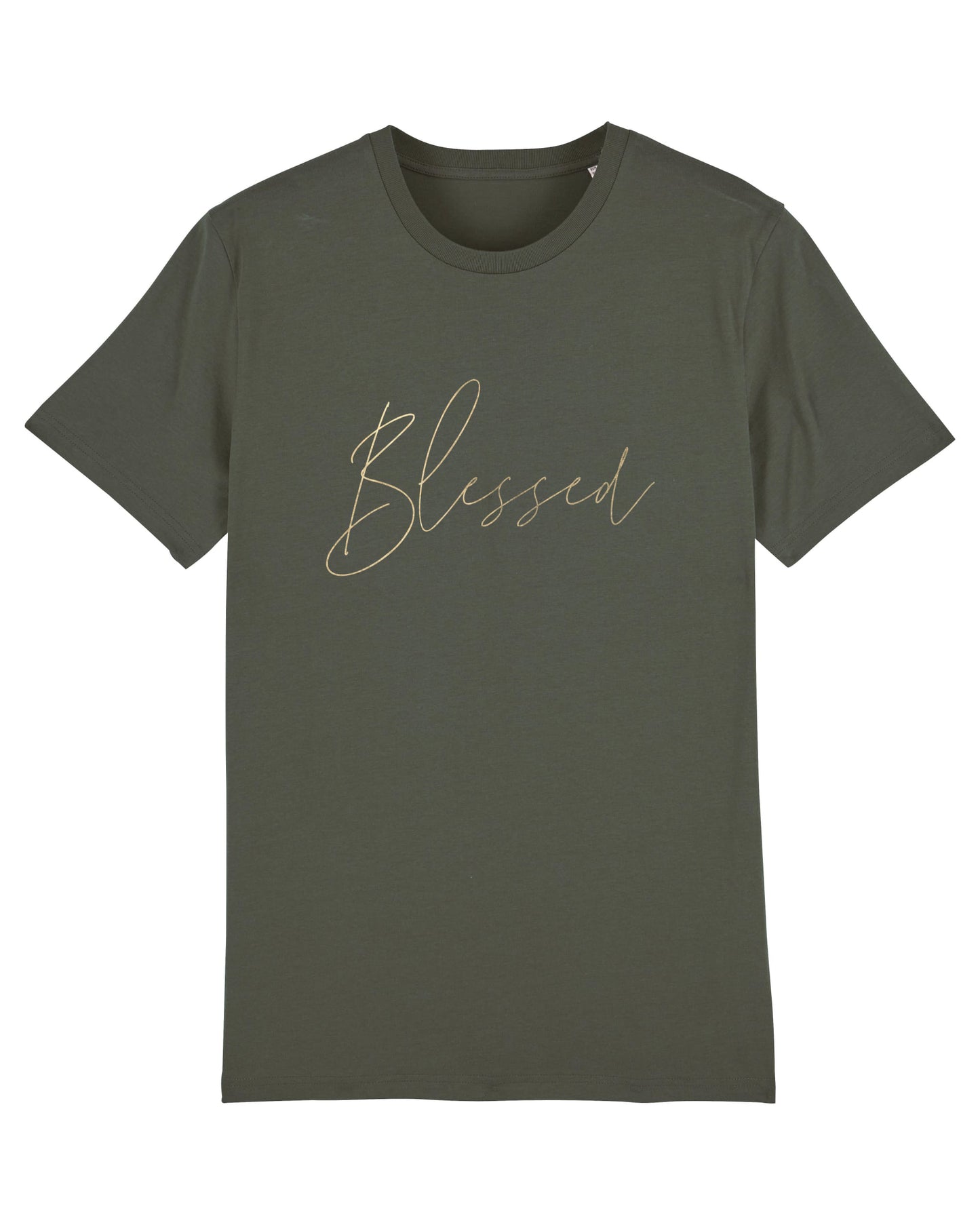 T-shirt, Khaki, Blessed