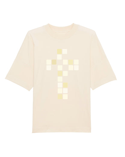 Oversize t-shirt, Kors, firkanter
