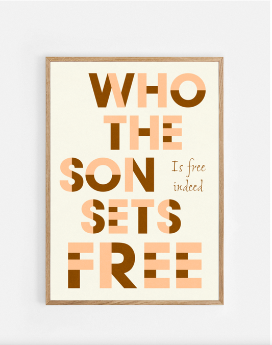 Plakat, John 8:36