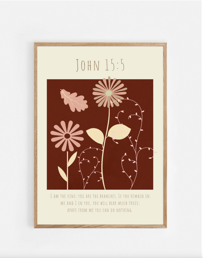 Plakat, John 15:5