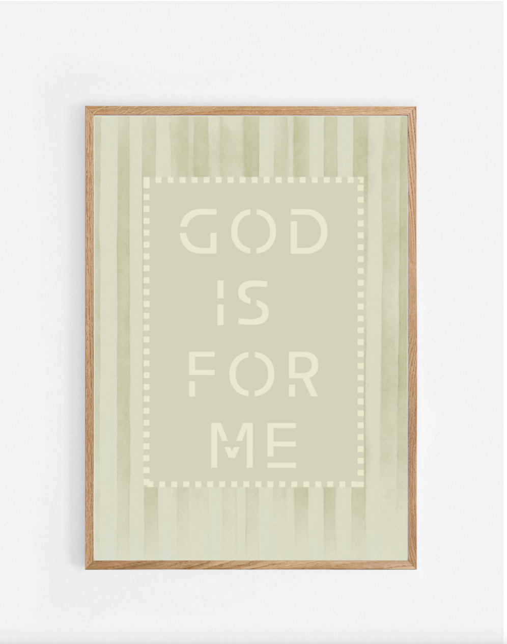Plakat, God is for me