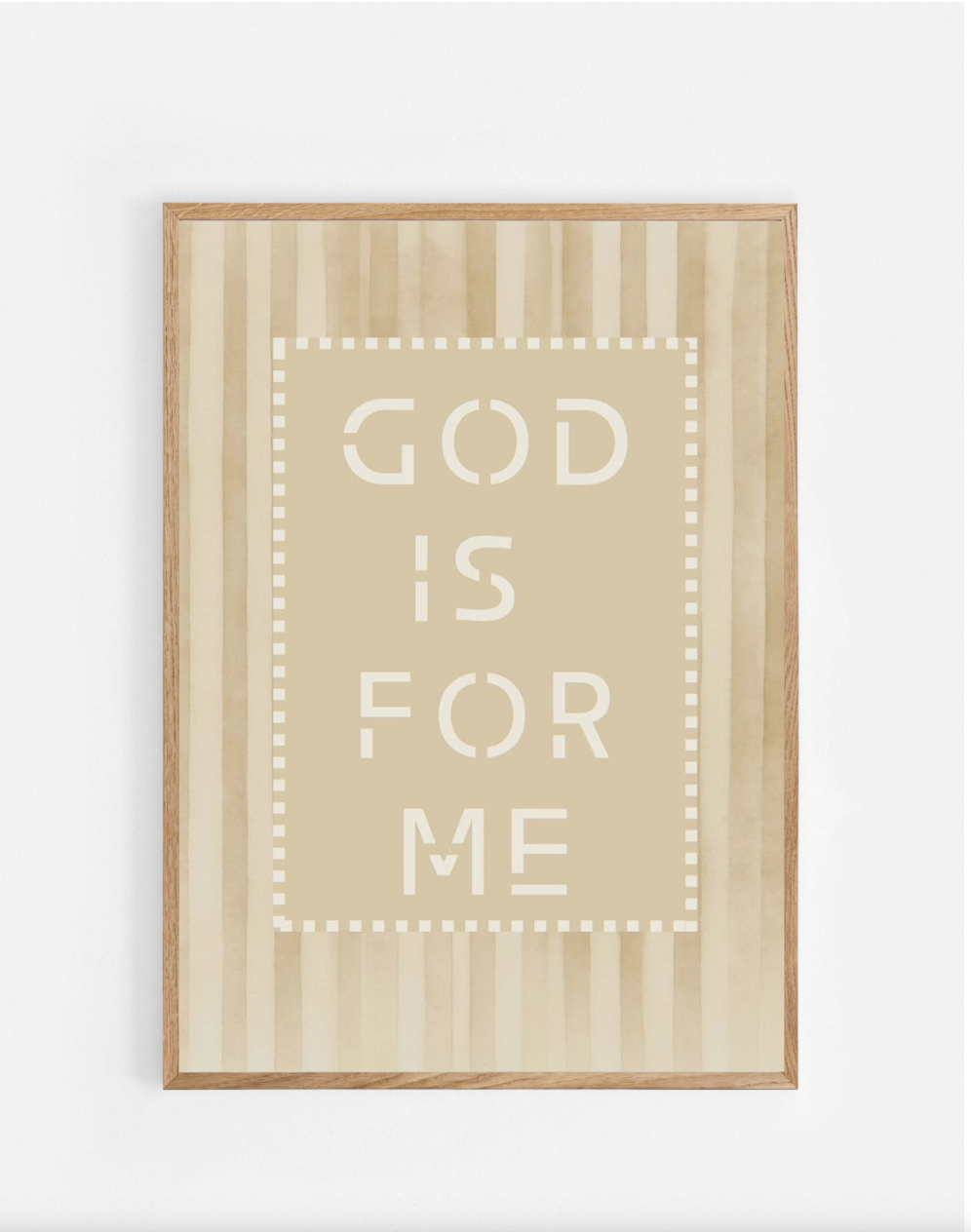 Plakat, God is for me