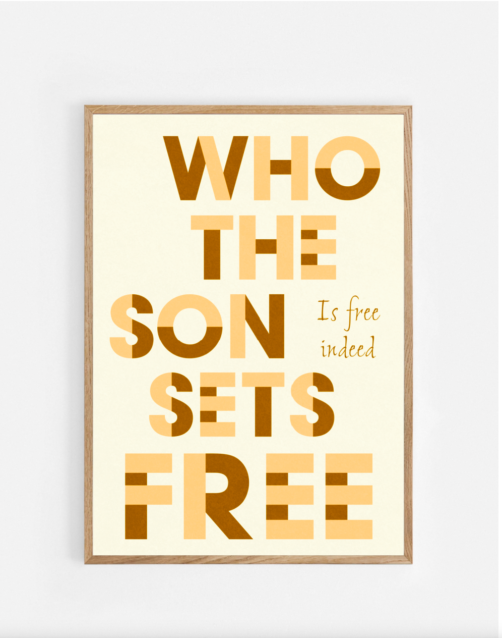 Plakat, John 8:36
