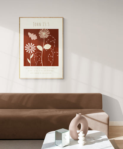 Plakat, John 15:5