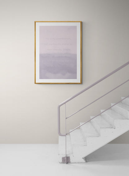 Plakat, John 15:12-13