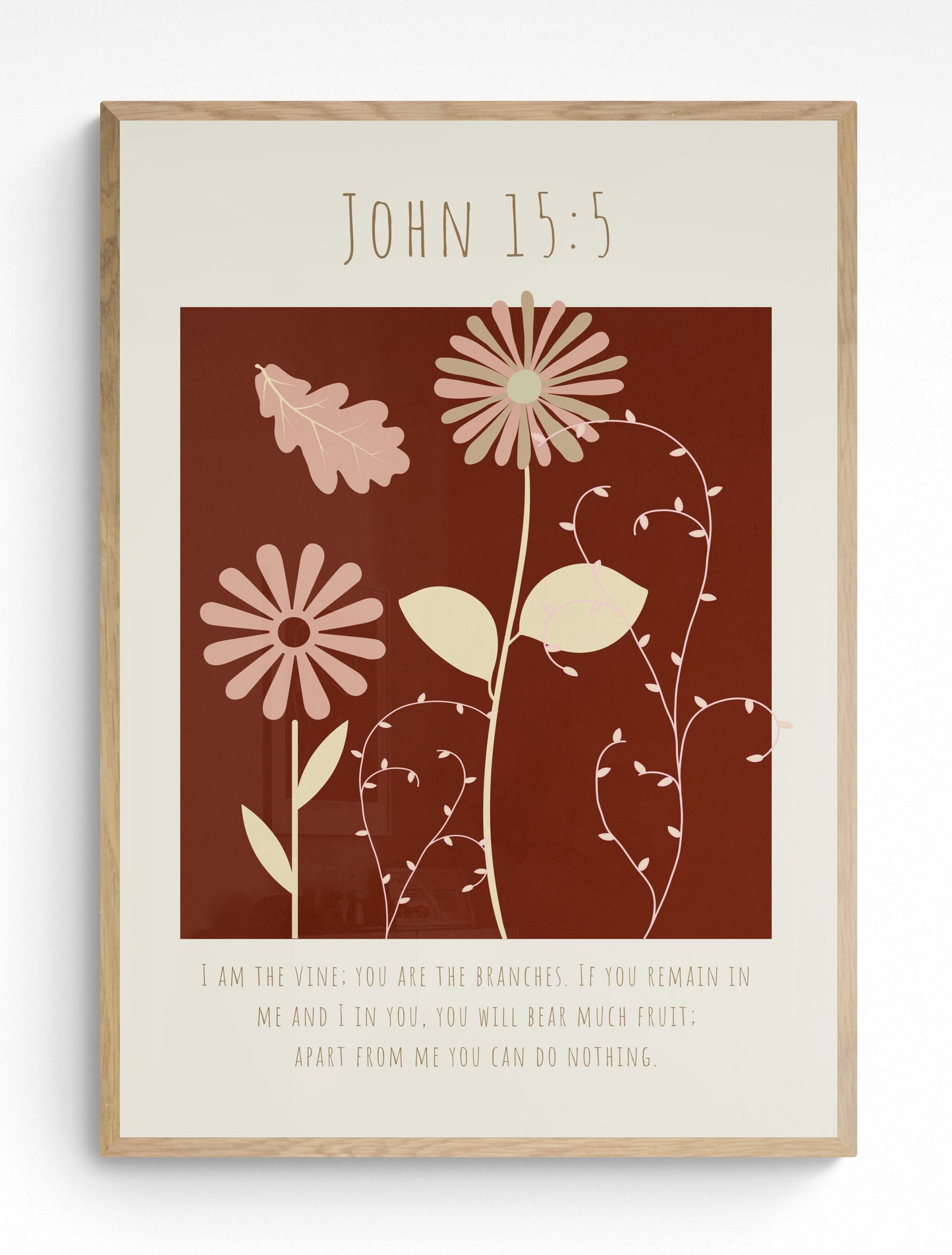 Plakat, John 15:5
