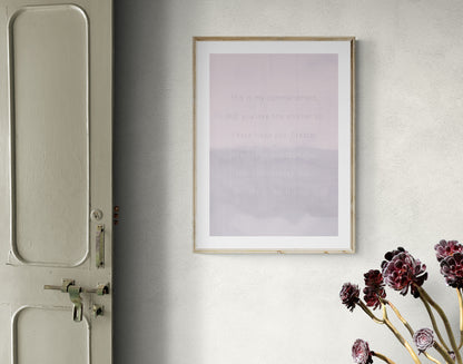 Plakat, John 15:12-13