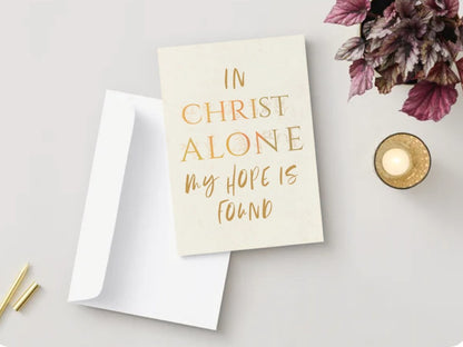 Kort, in Christ alone my hope is found