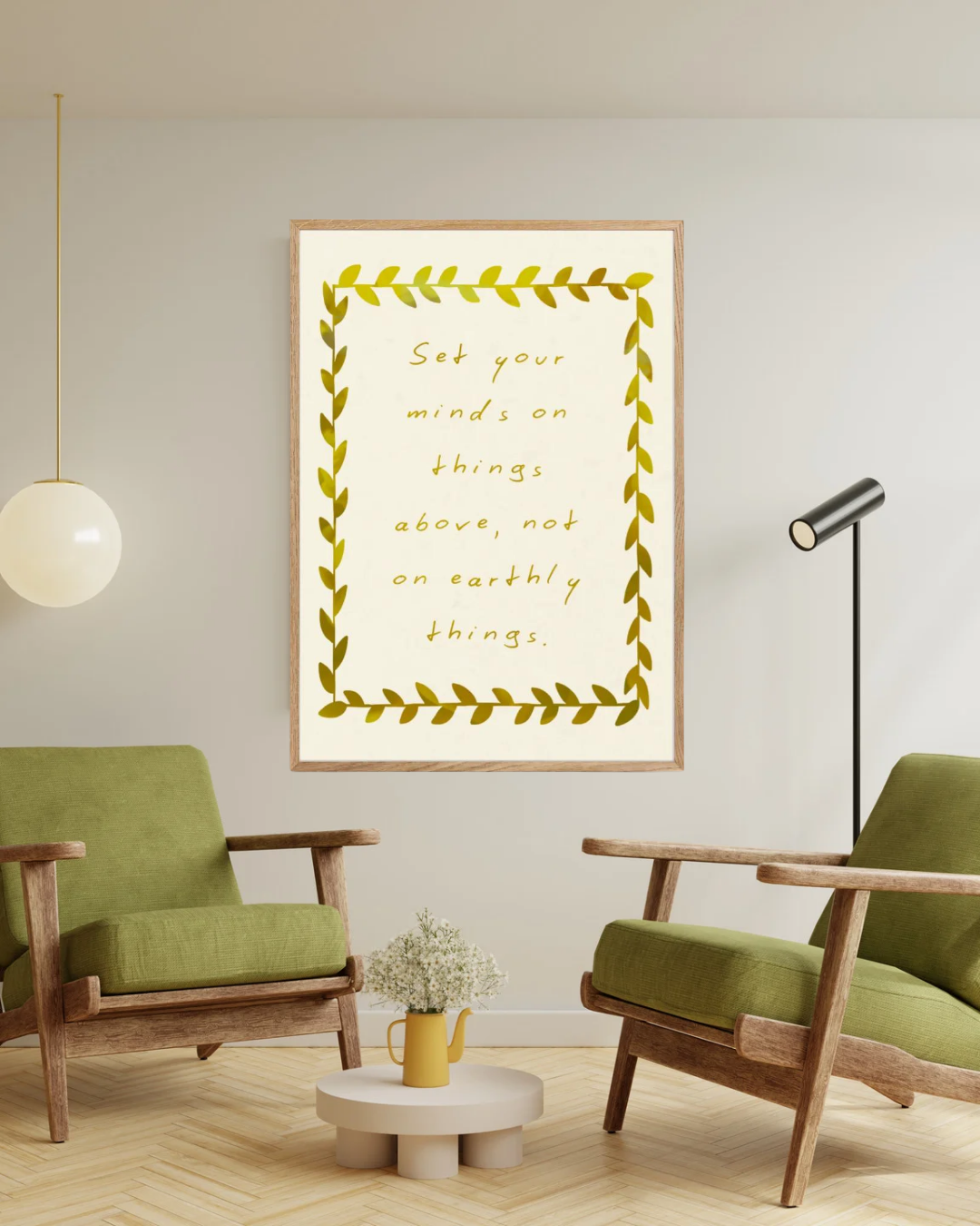 Plakat, Colossians 3:2
