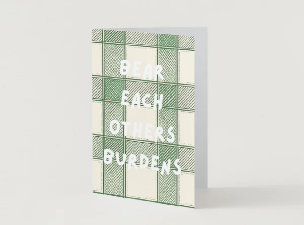 Kort, bear each others burdens
