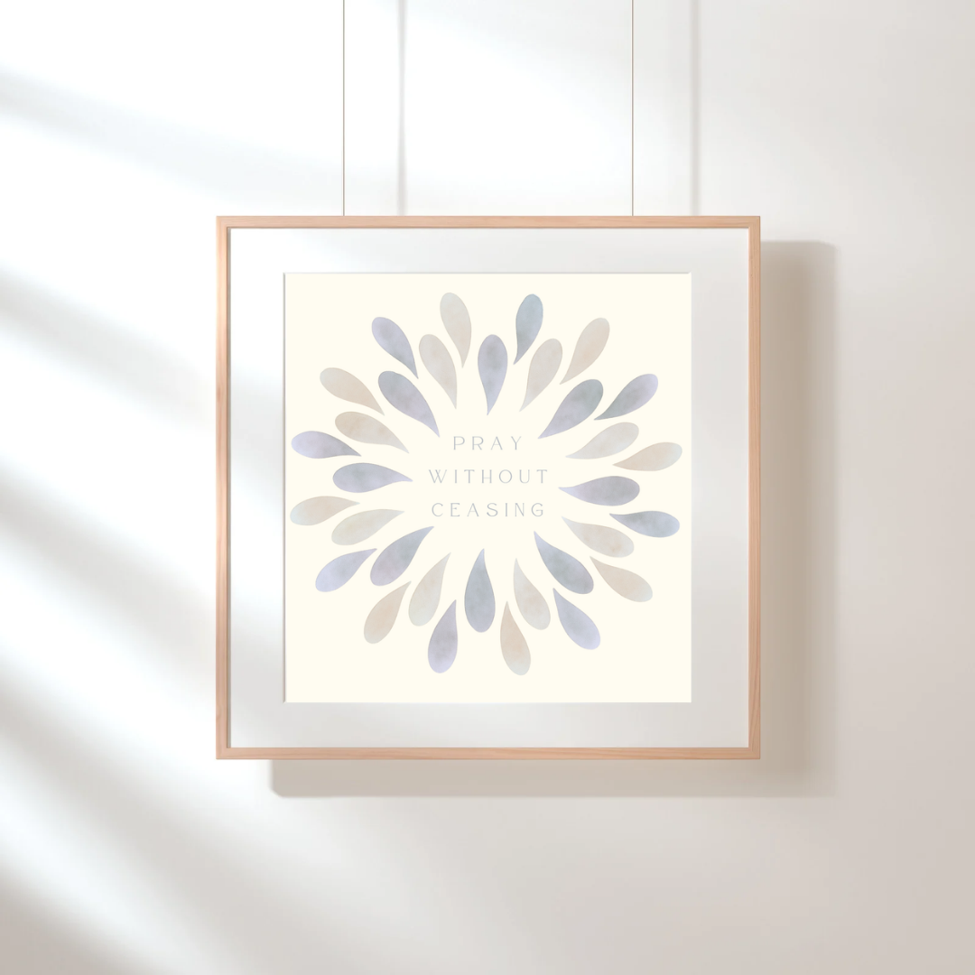Plakat, Pray without ceasing