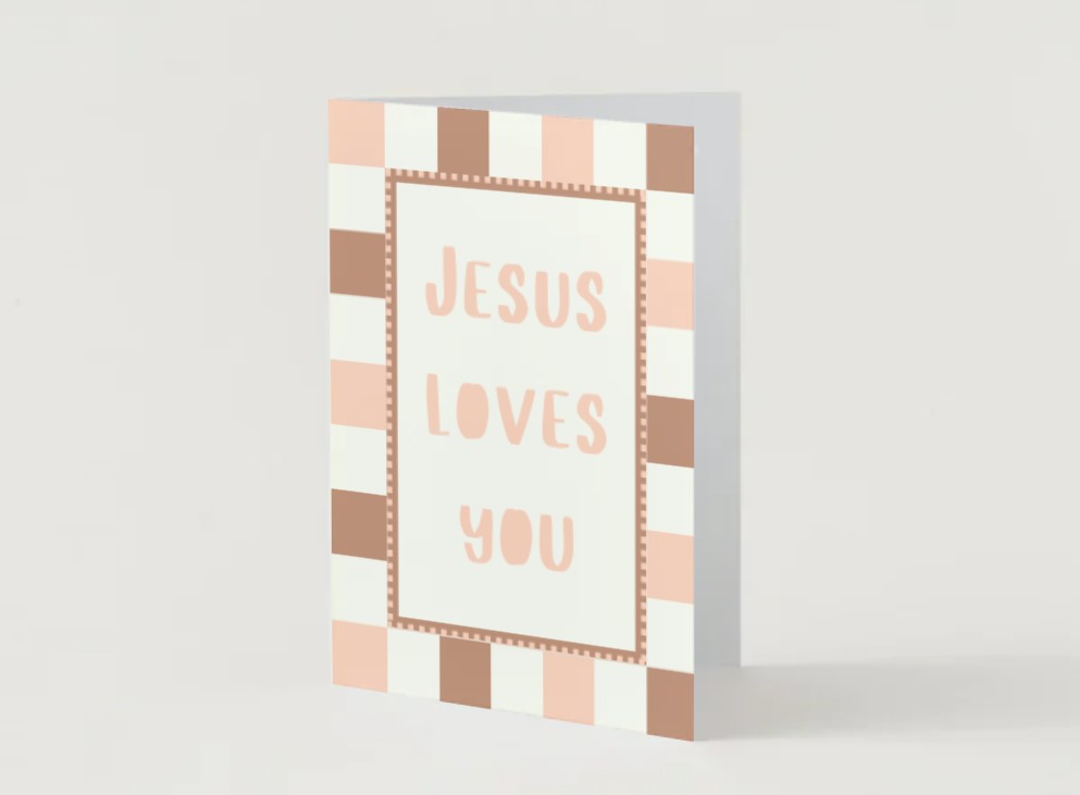 Kort, Jesus loves you