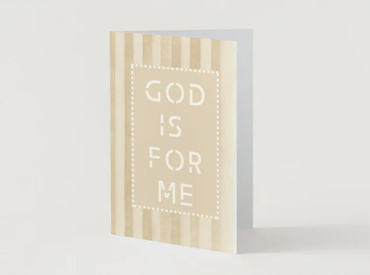 Kort, God is for me