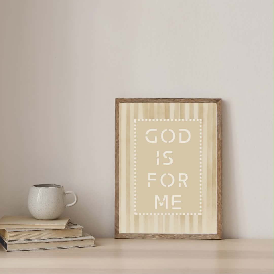 Plakat, God is for me