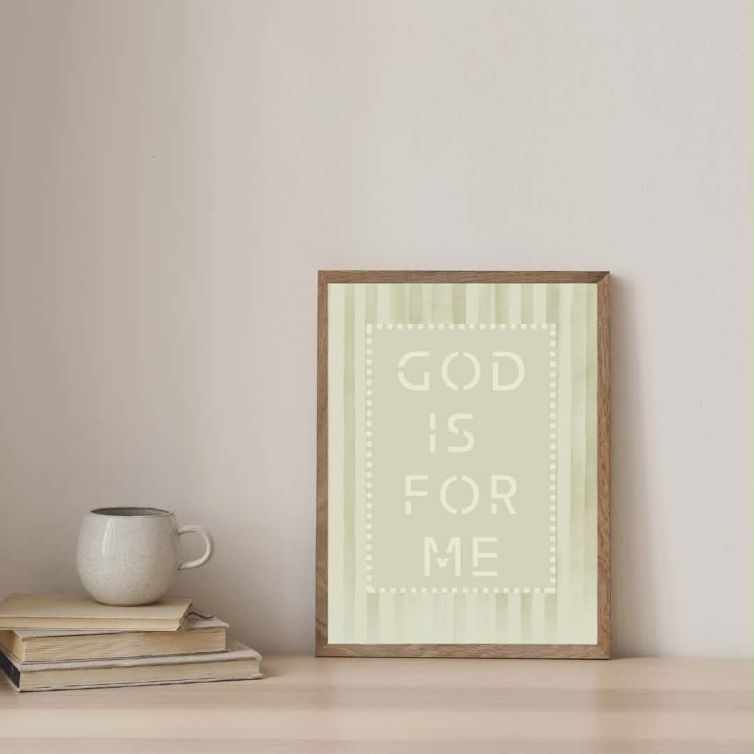 Plakat, God is for me