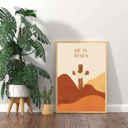 Plakat, kors med klæde